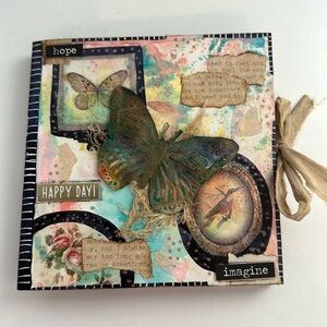 Vintage board book journal